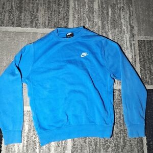 Nike Men's Vibrant Blue Crewneck Sweater Size Small